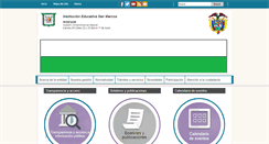 Desktop Screenshot of iesanmarcos.sanmarcos-sucre.gov.co